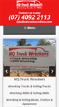 Mobile Screenshot of nqtruckwreckers.com